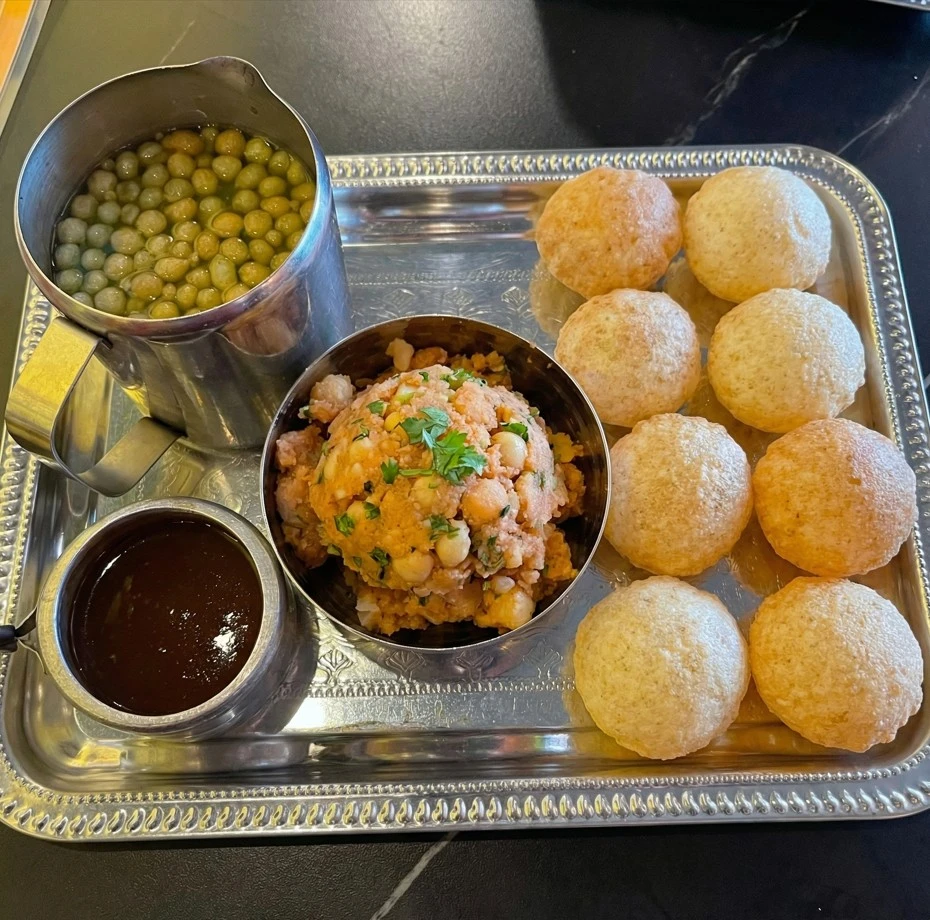 Pani Puri - Authentic Indian street food at Vivaan's Yummies Avenida Food Hall