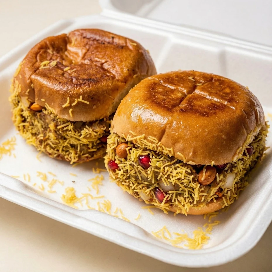 Dabeli at Vivaan's Yummies Calgary - Sweet and Spicy Gujarati Street Sandwich